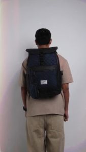 Tas Punggung Pria Anti Air Waterproof Backpack Ransel Sekolah Kuliah Kerja Premium Branded