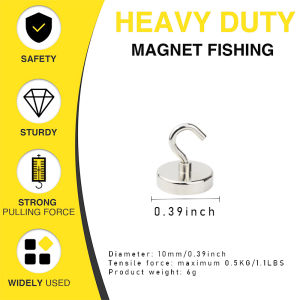 N52 Super Strong Neodymium Fishing magnet Hooks Salvage Imans Neodymium Imans Searcher Powerful Neodymium magnet for Fishing