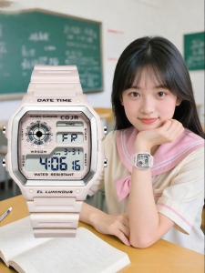 FUGUIJIAREN | Trendy High School Multi-functional Sports E-Watch