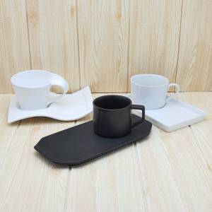 แก้วกาแฟ ชุดกาแฟ พร้อมจานรอง 3 ตัวขนาด เลือกขนาด 3.2 นิ้ว ( 6.4 oz. 190 ml.), 3.3 นิ้ว ( 7.8 oz. 230 ml.), 3.6 นิ้ว ( 9.2 oz. 260 ml.)