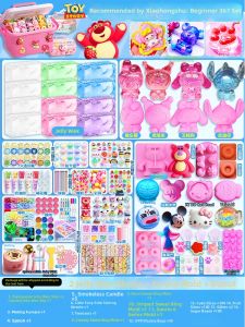 Girls DIY Craft Making Material Kit Jelly Wax