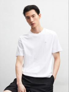 Jack Jones | Comfort Basic Solid Color Ribbed Crew Neck T-Shirt