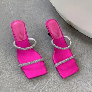 DCollection AR 02 Heels Tali Permata Import Sandal Wanita Heel Korean style elegan