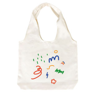 มังสวิรัติผลไม้ผ้าใบกระเป๋ารูปแบบเรขาคณิตสไตล์สดกระเป๋าเป้สะพายหลังไหล่เดี่ยวสําหรับเยาวชนสบายๆเนื้อนุ่ม