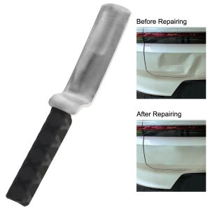 Car Dent Repair Tool Paintless Dent Repairing Knock Pads Rubber Handle Stainless Steel Backing Plate Body Dent Removal Tool