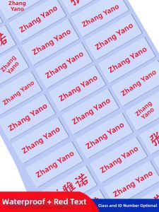 JUDUODUO | Nhãn Dán Tên Chống Nước Đặt Hàng Theo Yêu Cầu