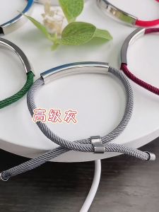 Personalized Metal Bracelet Customized Adjustable Bangle Stainless Steel DIY Name Or Date Any Text Engraved Romantic Fashion Bracelet Birthday Gift for Him / Her