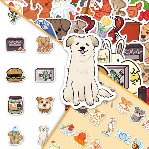 TAOCHUANGCHUANG | Cute Cartoon Handmade Waterproof Stickers