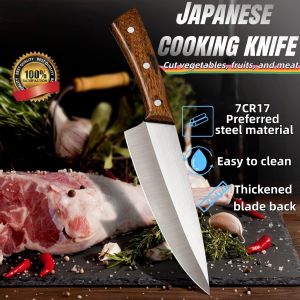 Handmade Fruit Knife Japanese Original kitchen knife Butchering Meat knife Stainless Steel  knife