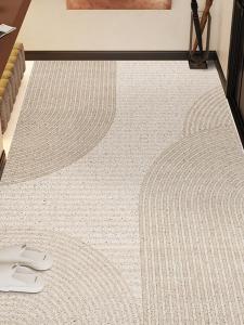 Modern Simple Style Entrance Door Mat 2025 New Arrival Dust Cleaning Mud Scraping Silk Circle Rug Indoor Home Threshold Carpet
