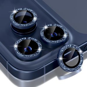 2/3Pcs Glitter Camera Lens Protective Cap For iPhone 18 14 17 13 Mini 15 Plus 16 Pro Max Duo Metal HD Glass Lens Film Protector