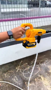 KEELAT KPW009 Cordless High Pressure Water Gun 6in1Boost nozzlePortable Water Gun Portable Electric Car Washer Floor Tiles Cleaner