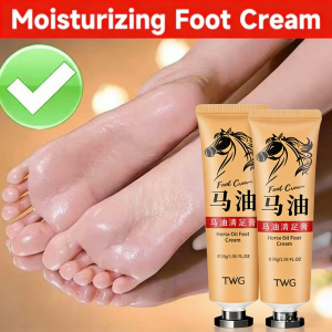 【Buy 1 Take 1】30g Horse Oil Hand Foot Cream Anti-Aging Horse Oil Cracks Dry Skin Care Moisturizing Whitening Cream Callus Remover Foot Care Cream Anti-cracking Whitening Cream Repair Dry and Cracked Hand Foot Cream 100% Orignal