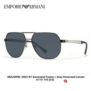 Emporio Armani | Polarized Aviator Sunglasses For Men
