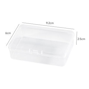 Small Card Box Transparent Card Storage Box Multi-Functional Dustproof Cover Organizer Box for Home Storage Card Arrangement
