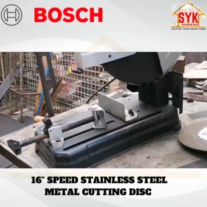 SYK Bosch 16" Speed Stainless Steel Metal Cutting Disc Mata Potong Besi Cutting Wheel For Angle Grinder - 2608600428