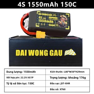Máy Bay Drone Đua FPV và Pin LiPo Mô Hình Điều Khiển Từ Xa 6S