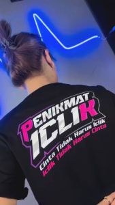 Kaos Penikmat iClick & Katun Combad 24s Distro