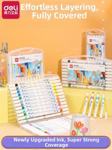 deli | Children Waterproof Quick-Dry Acrylic Marker