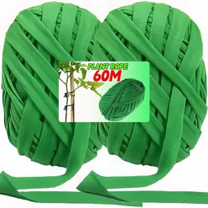 เชือกในสวนสีเขียวยาว30/60ม. แถบผ้านุ่มมะเขือเทศเถาองุ่นสายรัดดูแลสำหรับผูกเชือกที่เก็บสายไฟในบ้าน