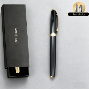 Hero | Hero P108 Fountain Pen Smooth Writing Lightweight Black Matte Anti-Slip Grip Office School Business Gift Multicolor Optional Loc