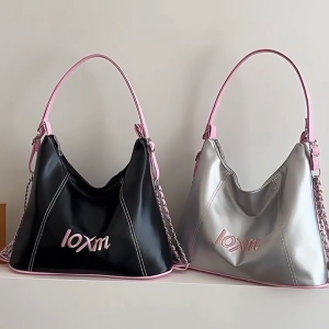 Túi xách nữ đẹp túi đeo balo 2 in 1 tiện lợi họa tiết Laxm dây hồng để vừa A4 Thanhthushop68 051