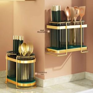 Luxury Bamboo Utensil Storage Box