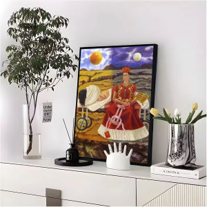 BILIBILI | Frida Kahlo Famous Painter Portrait 5D DIY Diamond Painting Kit For Home Room Wall Art Decor Gift Mosaic Full Drill Canvas Set