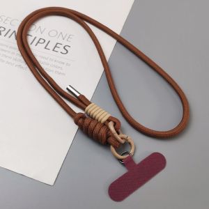 Adjustable Fashionable Womens Phone Strap Crossbody Woven Lanyard Neck Strap Long Clip-On Style New Model Mobile Phone Accessories