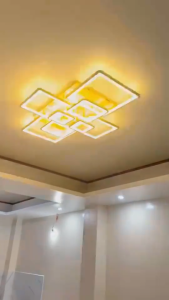 New Creative Ceiling Lights Tricolor Dimmable/Remote Control Ceiling Lamp for Living /BedRoom Indoor Home Center Light