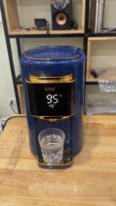 Bình thủy điện đun nước nóng KAW có màn hình LED ấm siêu tốc đa chức năng đun sôi giữ nhiệt tự tiếp nước điều khiển thông minh