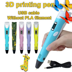 3D Printing Pen DIY Three-dimensional Painting Children Toys Fun Camouflage With LCD Screen Compatible PLA Filament Toys Gift