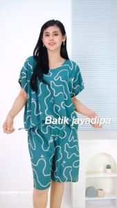 Paket Hemat 3Pcs Setelan Baby Doll Super Jumbo LD 130 BB 85 kg Baju Tidur Motif