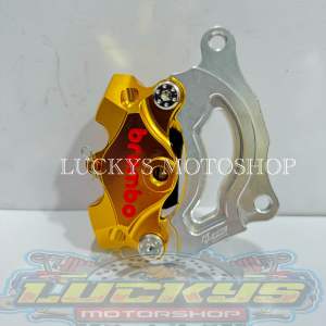 Kaliper 2 Piston 2P Full CNC + Breket Kaliper 260MM Mio Smile Mio Soul Mio M3 Mio j Mio Gt