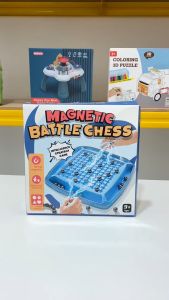 WTBS Mainan Anak MAGNETIC BATTLE CHESS: Mainan Strategi Keluarga