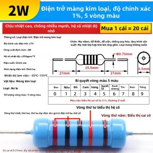 Risym | Chống Điện Trở Phim Kim Loại 5 Dải 1 Phần Trăm Sai Số