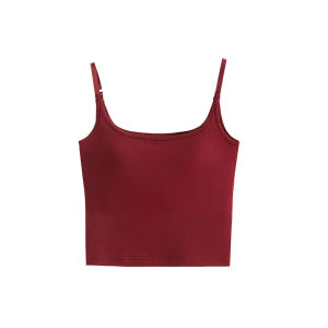 MiiOW | Back Shaping Padded Tank Top Red Summer