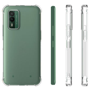 EUCAGR For Nokia XR 21 XR21 Case Air Cushion Clear Airbag Silicone Soft TPU Back Cover Case for Nokia XR21 NokiaXR21 5G 2023