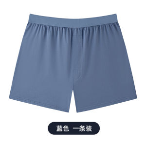 Pure Cotton Mens Underwear Casual Beach Shorts Breathable Boxer Briefs mid Waist Comfortable Home Pants Single Color