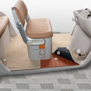 Sun Protection and Decoration Seat Cover for Kingpeng Panda Electric Tricycle