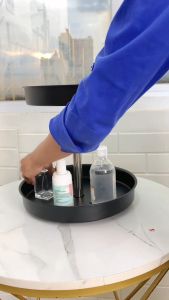 Rak Skincare Serbaguna & Penyimpanan Berputar 360 Derajat