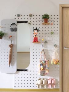 Cézannes Study Room Solid Wood Wall Mounted Display Shelf Entrance Hallway Living Room Carving Artistic Style Customizable