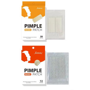Round / Long Strip Acne Patch Hydrocolloid Patches Acne Blackhead Remover Patches Waterproof Removes Blackheads Pimples Patches