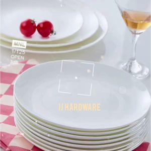 Melamine Dinner Plates Round Coupe Plate 10 Inch / KFC Plate Suitable for Home / Restaurant / Cafe / Food Court / Catering use Pinggan Piring Makan Pinggan Bulat Restoran Melamin Putih