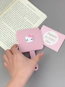 Set Gương Lược Hello Kitty 2 Món | Gương Soi Makeup Mini Cầm Tay Kèm Lược Chải Tóc Bỏ Túi Cute
