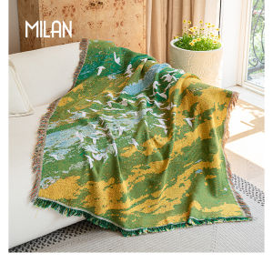 Milan | Green Leisure Sofa Blanket