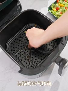 [Ready] Air Fryer Special Tinfoil Bowl Tinfoil Plate Round Disposable Aluminum Foil Plate Box Home Thickened oven Baking