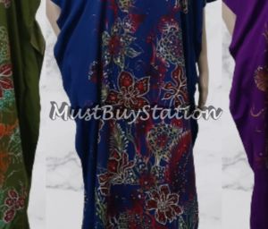 MBS Sleepwear Baju Kelawar Short Sleeve Batik TRG Original Biggest Size Premium Quality Multi Design (A001-A024)