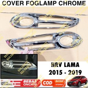 Cover Fog Lamp Honda Hrv Lama 2015 2017 2018 2019 Foglamp Chrome