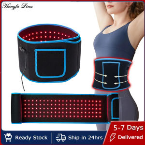 Hengfa Lina Red Light Therapy LED Belt with 105 Lights Body Warmth Hot Compress Massage Pad Health Care Waist Shaping Belt